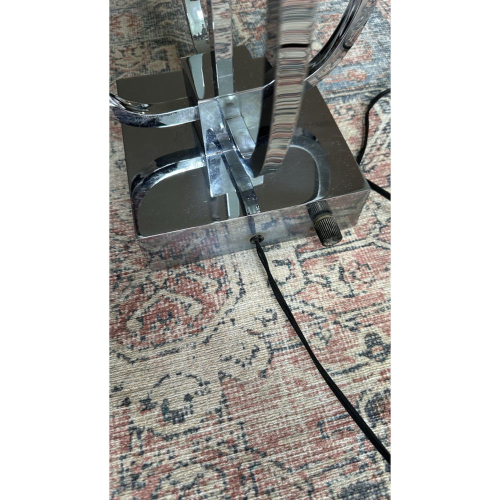 Robert Sonneman 1960-1970s Rare Chrome Bubble Lamp - Picture 11 of 11